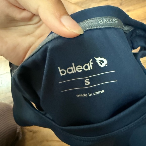 Navy Sleeveless athletic Dress with pockets - Picture 3 of 3